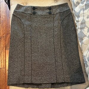 Ann Taylor Charcoal Pencil Skirt